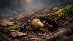 Eichengallen und Ameisen: Warum die „Samen“ am Ameisennest keine Samen sind