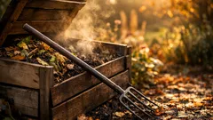Kompost im Herbst schneller reifen lassen: die besten Tipps für krümelige Komposterde