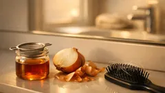 Zwiebel-Spülung gegen graue Ansätze: Was der Trend wirklich bringt