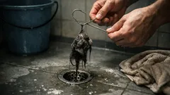 Abfluss verstopft? Mit dem Draht-Trick bekommst du Haare und Seifenreste schnell raus