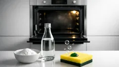 Backofen reinigen mit Natron und Essig: in 20–30 Minuten wieder sauber