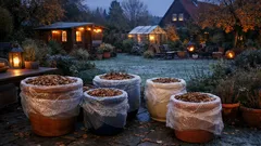 Luftpolsterfolie im Garten: so schützt du Kübelpflanzen schnell vor Frost