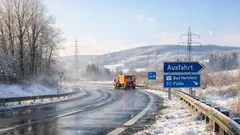 Schneefallwarnung am Sonntag: 12 Stunden Neuschnee und Frost im Nordosten