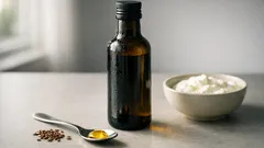 Leinöl am Morgen: Was 1 Teelöffel wirklich bringt für Omega-3 und Herz