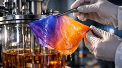 Textilien färben ohne Chemie-Cocktail: wie Bakterien Stoff und Farbe in einem Schritt wachsen lassen