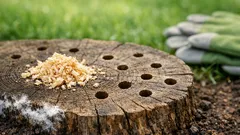 Baumstumpf entfernen ohne Bagger: 3 Methoden, die im Garten wirklich funktionieren