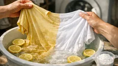 Vergilbte Weißwäsche wieder strahlend weiß bekommen: 7 Hausmittel, die wirklich helfen