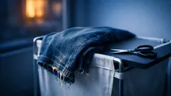 Kaputte Jeans upcyclen: 3 schnelle Ideen ohne Nähen für Haushalt und Ordnung