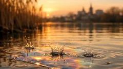 Strom aus Regentropfen: Wie ein schwimmender Generator Regenenergie nutzbar macht